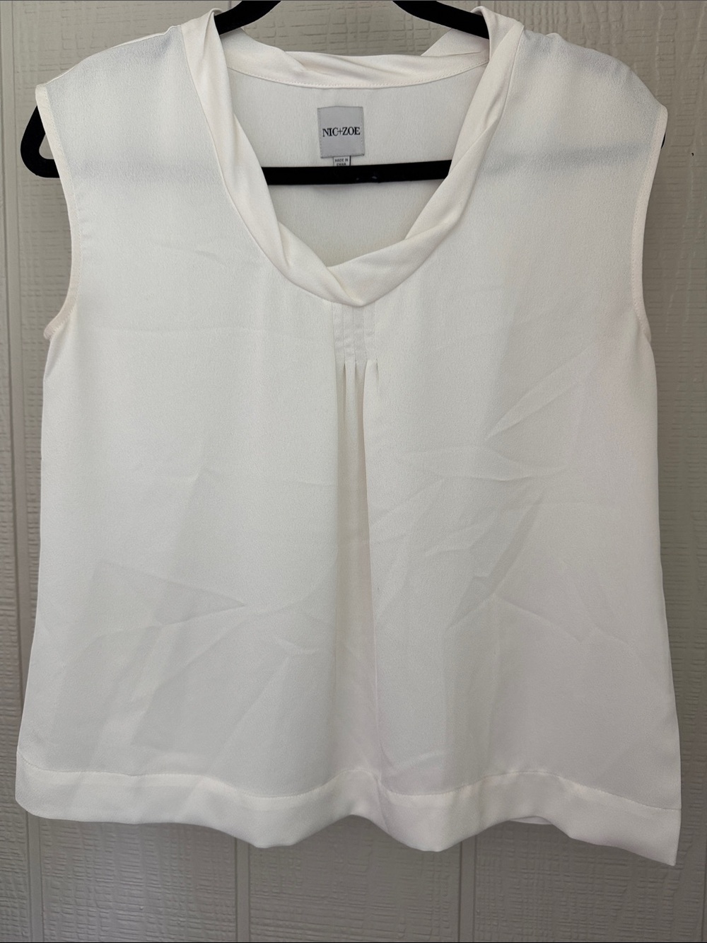 NIC+ZOE Sheer Sleeveless Top